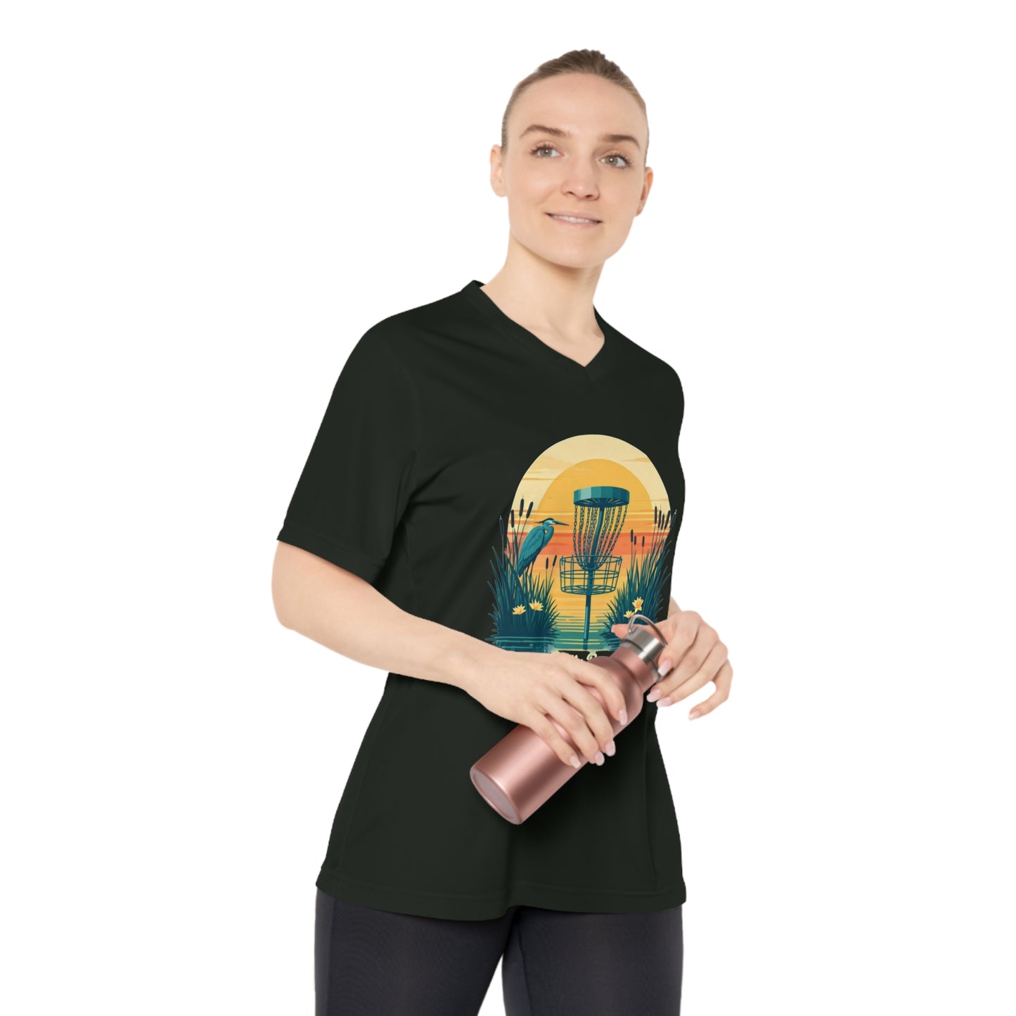 Women’s V-Neck Moisture Wick Pretty Pars