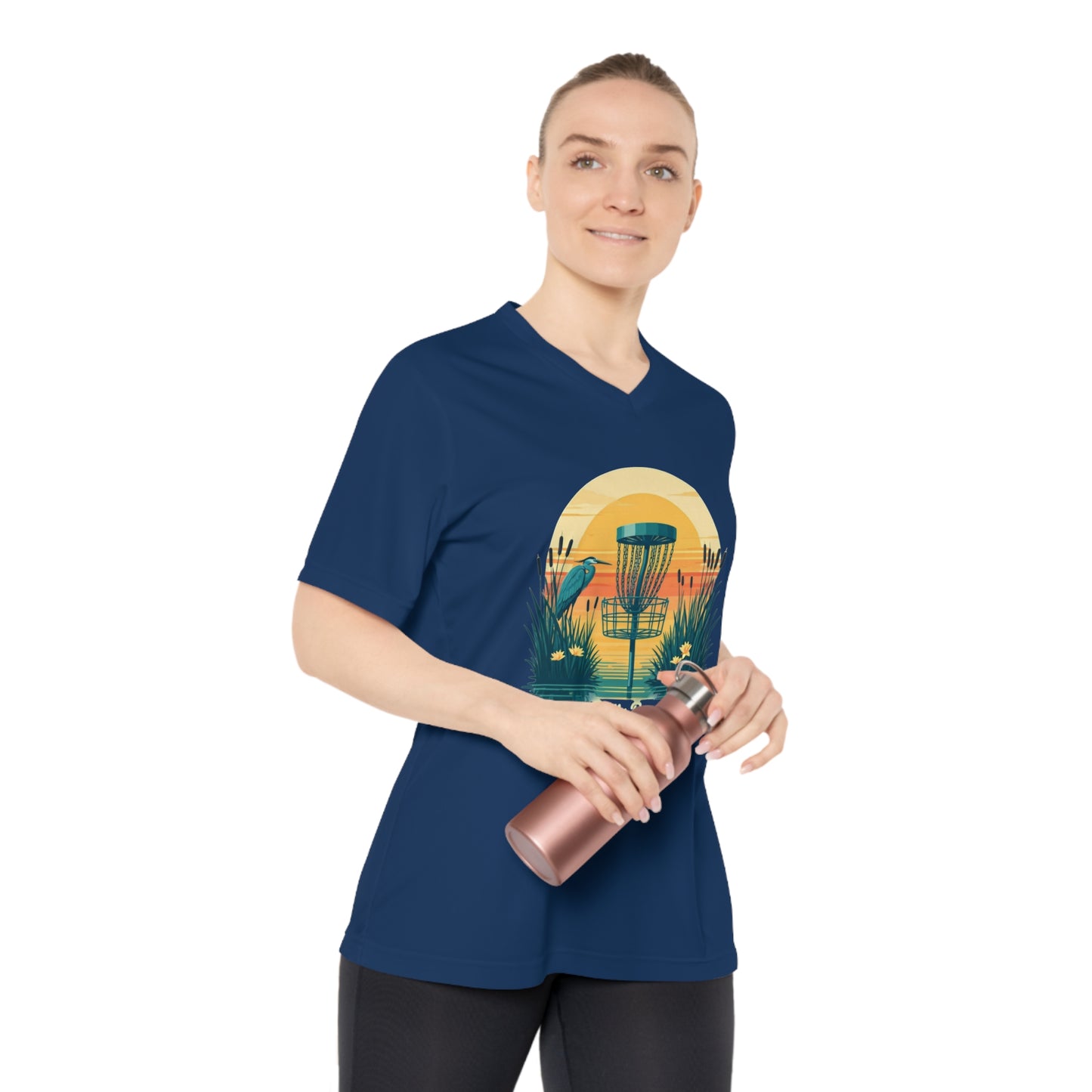Women’s V-Neck Moisture Wick Pretty Pars