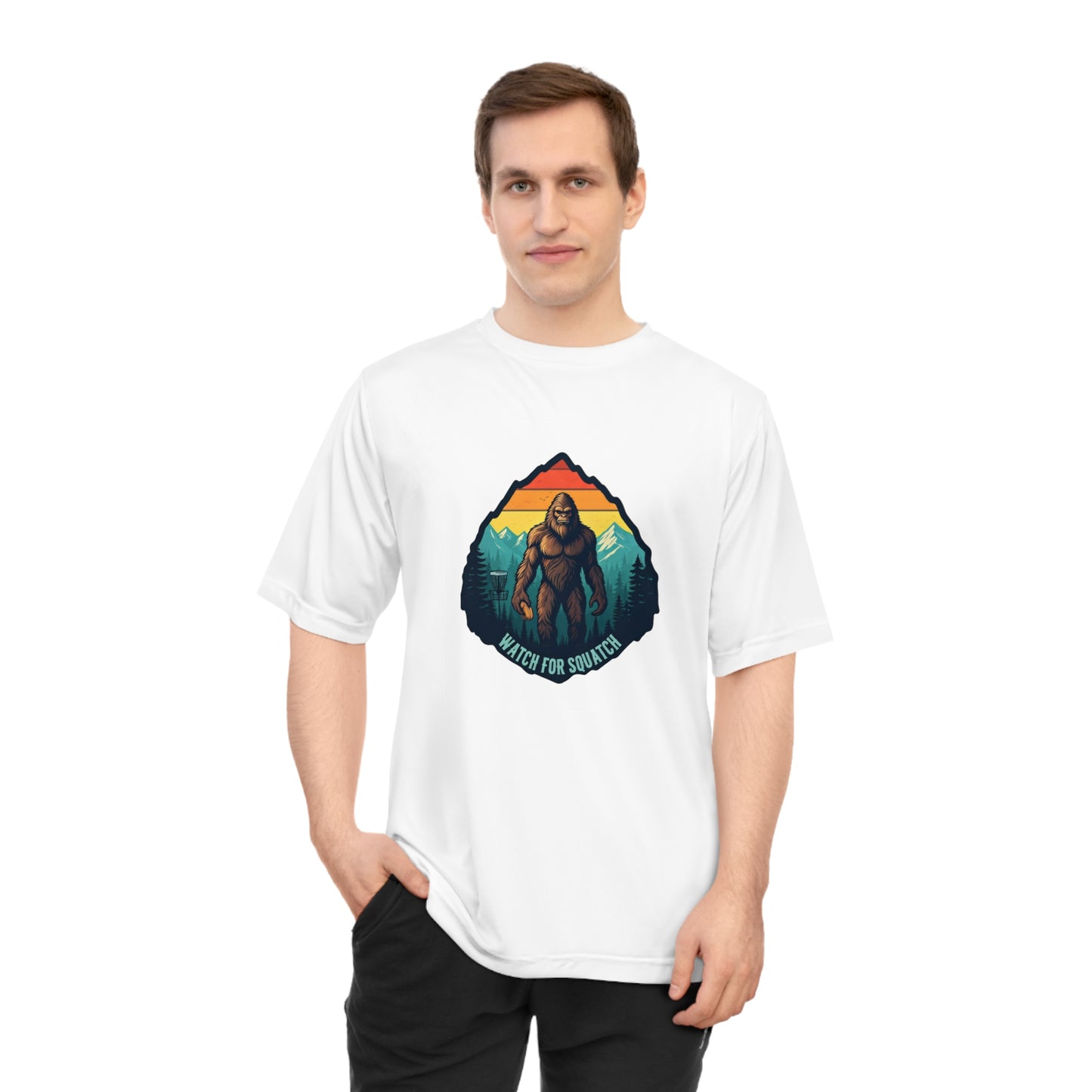 Watch for Squatch Moisture Wick Disc Golf Tee