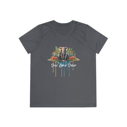Ladies Disc Golf Competitor Tee - Ellie Drip