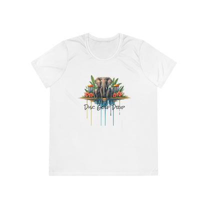 Ladies Disc Golf Competitor Tee - Ellie Drip