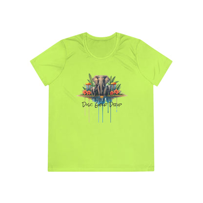 Ladies Disc Golf Competitor Tee - Ellie Drip