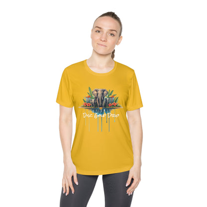 Ladies Disc Golf Competitor Tee - Ellie Drip